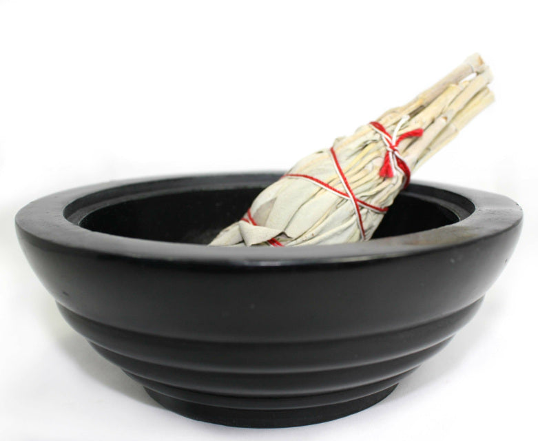 Black Soapstone Incense Bowl – Lailokens Awen